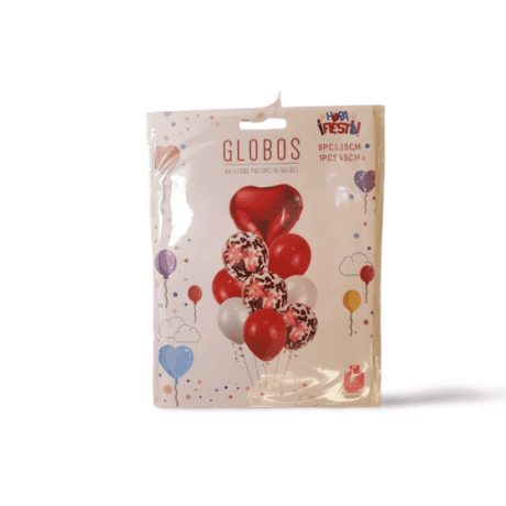 Set de globos en distintos colores