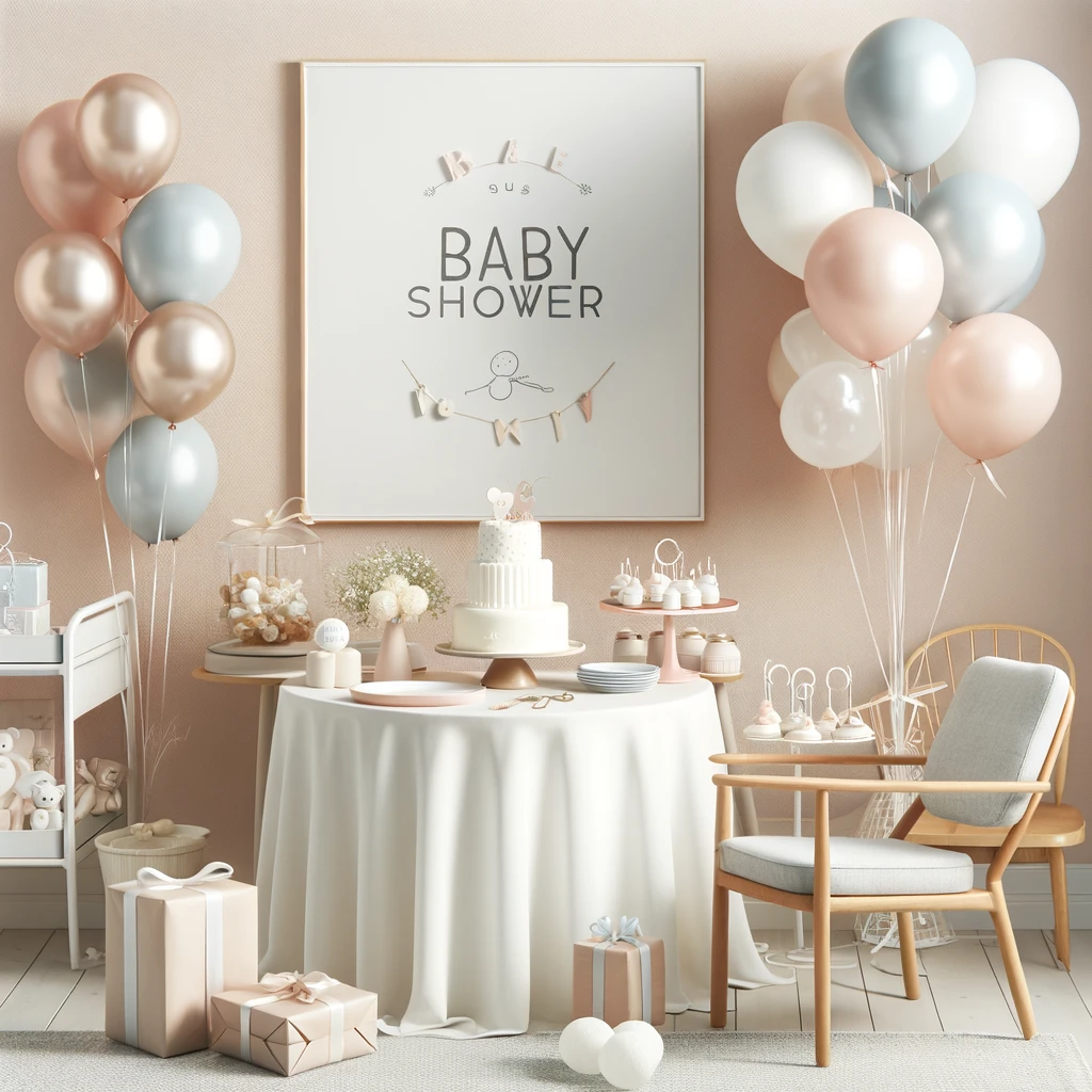 decoración baby shower