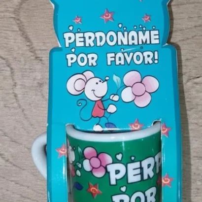 Tacita perdóname por favor para regalar