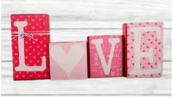 Regalos de San Valentín hecho a mano