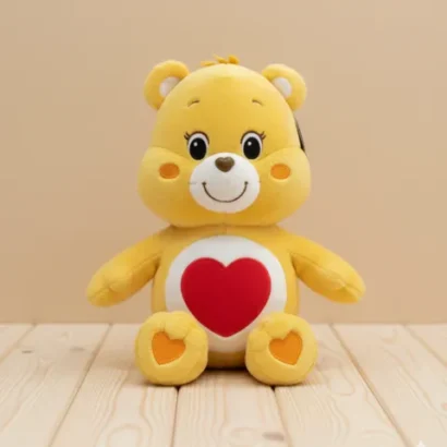 Peluche Care Bear Amarillo con Corazón