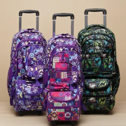 Set Infantil de Mochila Estuche y fiambrera