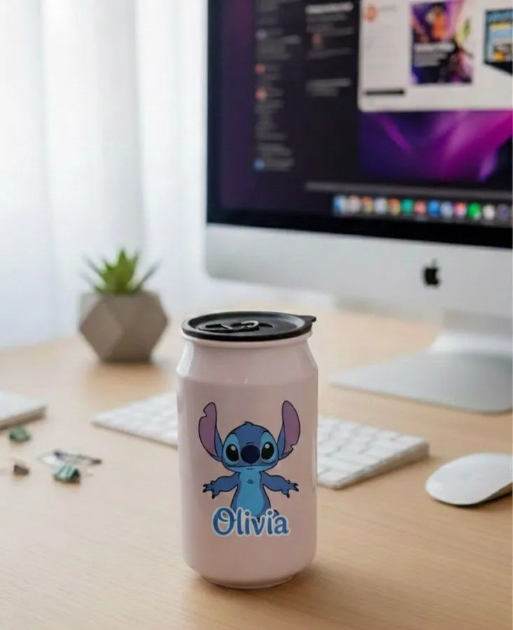 Botella Lata De Refresco Personalizable, regalos navideños