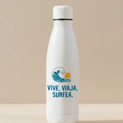 termo de agua personalizable con nombres y frases