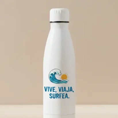 termo de agua personalizable con nombres y frases