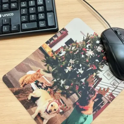 Alfombrilla Navideña Personalizada Animales