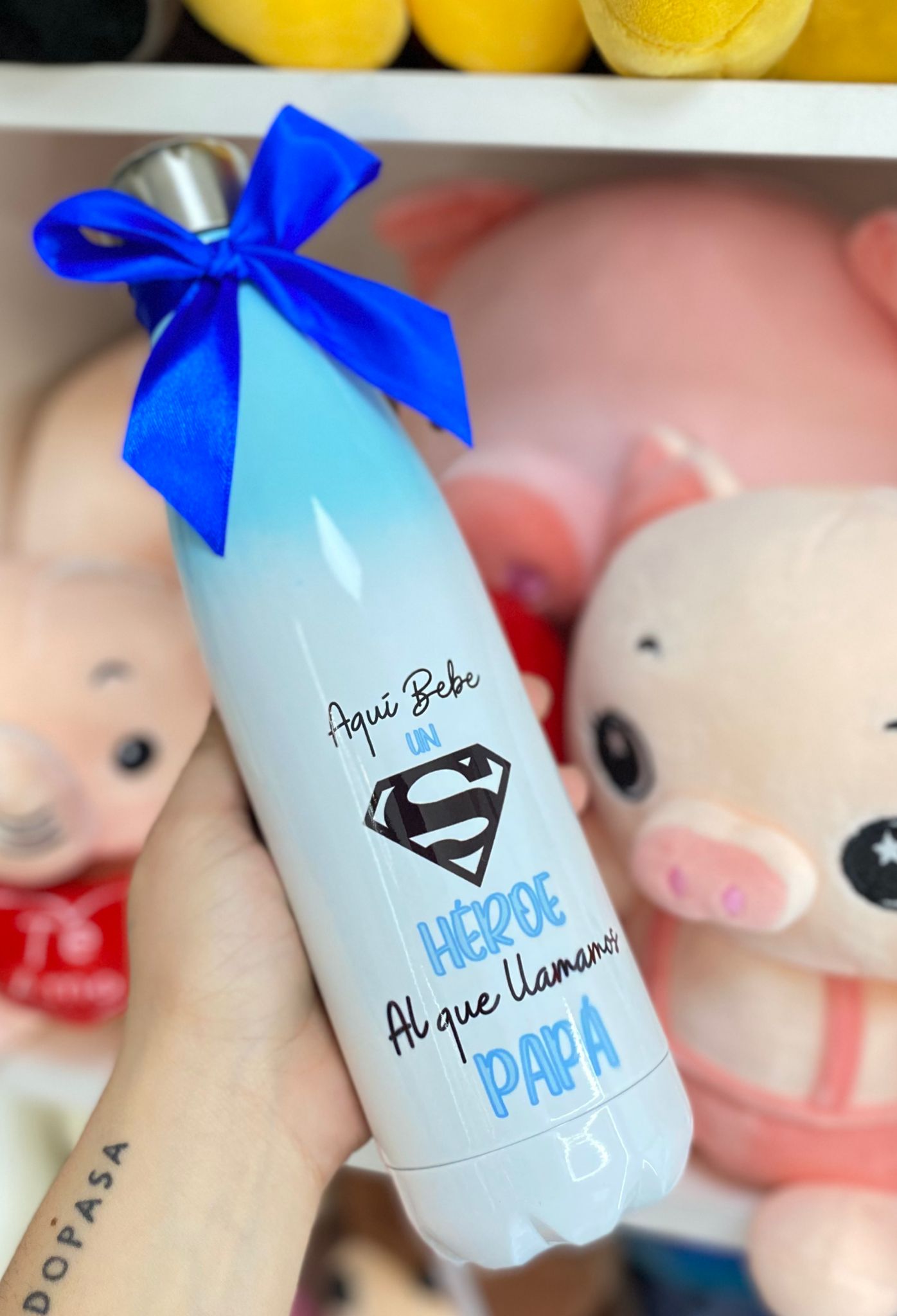 botella personalizada para un regalo unico papa