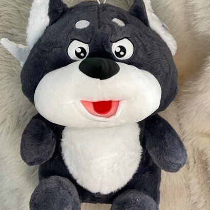 Peluche Perrito Husky Marrón "Grumpy & Cute"