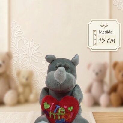 Peluche Rinoceronte "Te Amo"