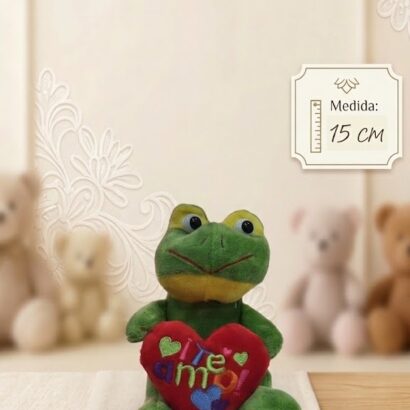 Peluche Rana "Te Amo"